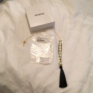 NWT Gorjana Leucadia Beaded Tassle Necklace
